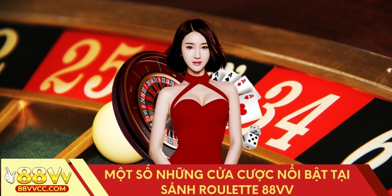 Khám phá những cửa cược hấp dẫn nhất tại sảnh Roulette 88VV